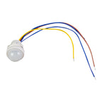 2PCS Automatic Sensor Light Switch LED Human Body Sensor Infrared Sensor Detection Infrared PIR Probe LED Body Sensor Switch
