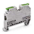 DIN Rail Terminal Block 2.5mm2 Lever Quick Connect Push In Electrical Wire Connector Feed Through Distribution Terminal Strip
