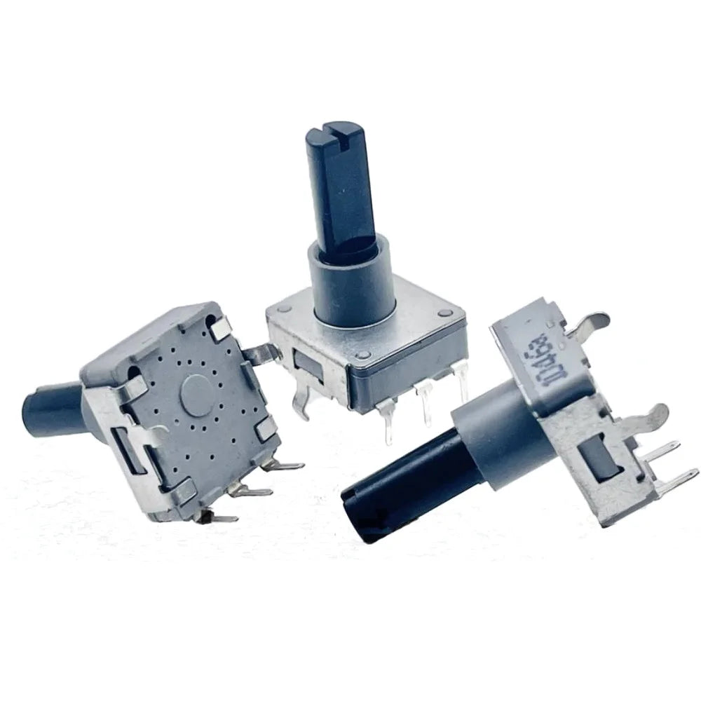 1PCS EC16 Encoder For Rotary Washing Machine Knob 12 Oositioning 12 Pulse Point Shaft Length 20mm Half Shaft