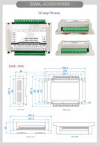 2-16 Channels Analog Inputs Data Acquisition Module 16-bit Modbus RTU Optional RS485/CAN 0-10V 0-20mA 0.1%FS Industrial Grade
