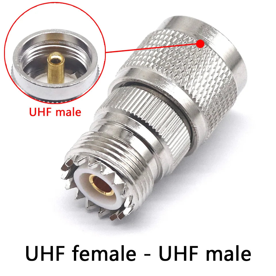 1/2/4/10pcs RF connector UHF-JKW UHF N-S male and female UHF/N-KJ M female elbow 90 degree SL16/SO239 right angle RF adapter L