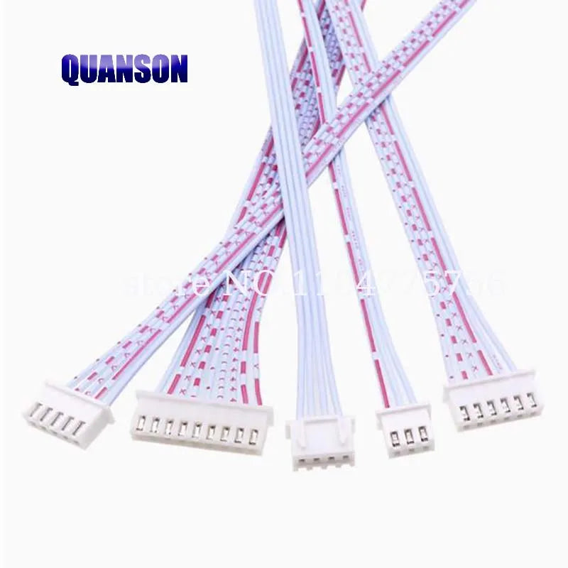 10PCS JST XH2.54 XH 2.54mm Single/Double Head Wire Cable Connector 2P/3/4/5/6/7/8/9/10P12 Pin Pitch Red Blue Male Female Plug