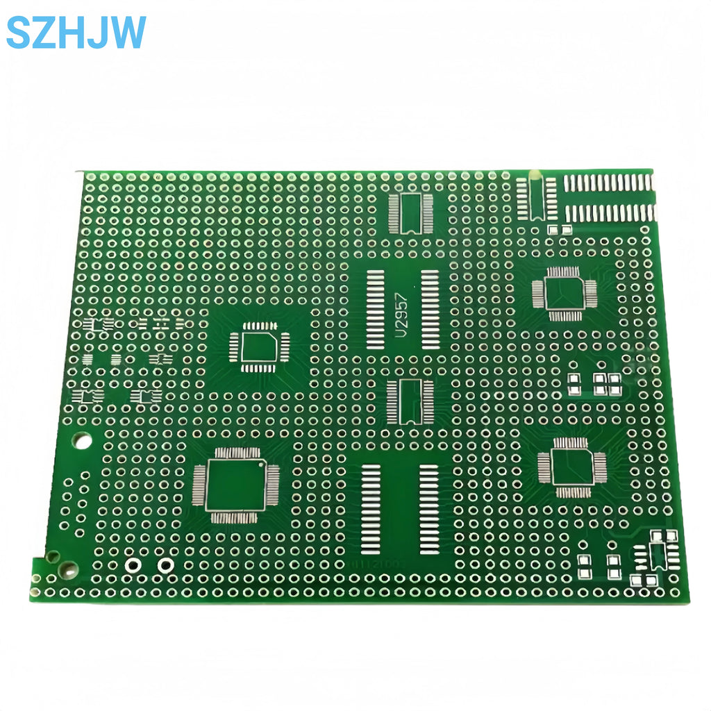 1/5/10PCS 9x11cm SMD Test Board – QFP/TQFP/SOP/QSOP Breakout PCB, 2.54mm Pitch, for STM32 ESP32 Microcontroller Development