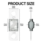 32V-125V Midi / Strip Inline Fuse Holder with Cover and 1Way Bolt-Down Studs Fuse Box Fuse 30A-200A