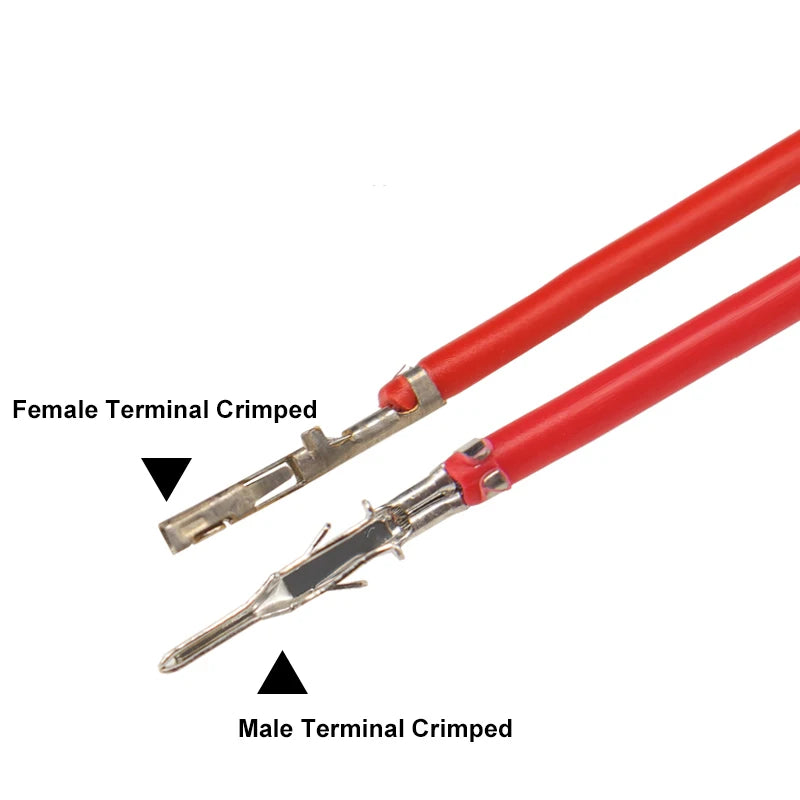 100pcs Micro-Fit MX3.0 43025 43020 3.0mm Male To Female Double Terminal Crimped 1007 20AWG 200MM 300MM 500MM Wire Cable Harness