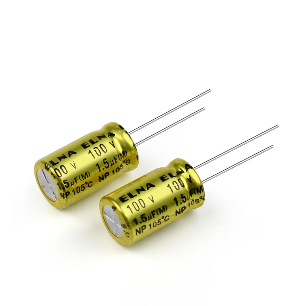 2Pcs Audio Capacitor MKP Frequency Divider Crossover HIFI Fever Electrolytic Capacitors 100V 1.5UF 2.2UF 3.3UF 4.7UF 6.8UF 10UF