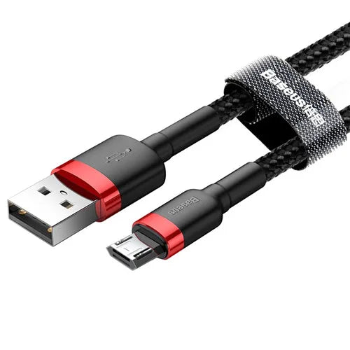 Baseus USB Micro Cable Quick Charge 3.0 Cable Fast Charging for Huawei P30 Xiaomi USB-C Charger Wire