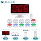 Retekess TM101 Quiz Answer Game Buzzer System 3 Answer Mode 4 Color State for Classroom Competition Game Show Family Party Games