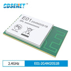 nRF24L01 2.4GHz SMD Wireless Module PA LNA Long Distance 800m SPI RF Transceiver CDSENET E01-2G4M20S1B  PCB Antenna GFSK