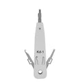 Multifunctional Wire Stripping Strippe RJ11 RJ45 LAN Telecom Phone Cable Punch Down Network Tool Kit Crimping Punch Tool Kd-1