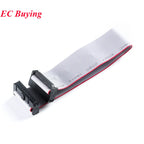 Gray Flat Ribbon Cable 1.27MM 2.0MM 2.54MM Pitch AVR 20cm Data Line Wire FC-6/8/10/12/14/16/20/24/26/30/34/40/50P Pin Connector