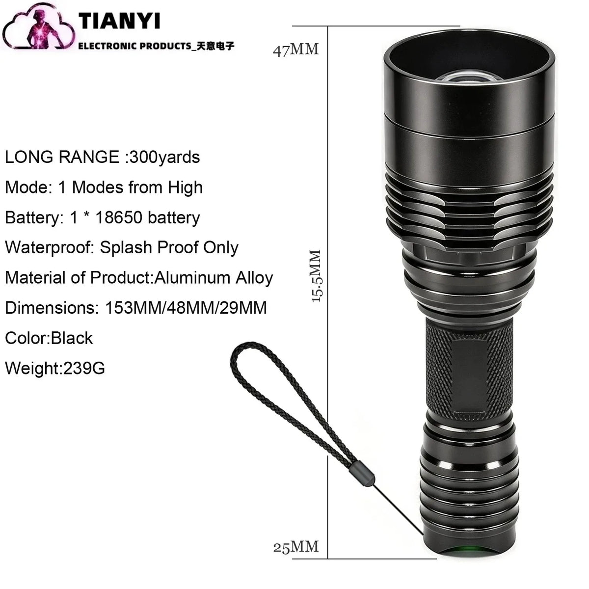 IR Hunting Flashlight 10W Infrared Radiation IR 850nm/940nm Torch Night Vision Zoomable Focus Lantern+18650+Charger+Switch+Mount