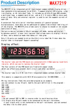 TM1637 4 Bits MAX7219 8 bit Digital LED Display Module 7 Segment 0.36Inch Clock RED Anode Tube Four Serial Driver