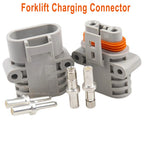 Pair Of FOR Anderson 50 Amp 600V 6 Grey Forklift Cable Power Connectors Good Electrical Conductivity Easy To Connect Tool