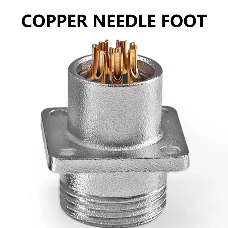 PLS20 Aviation Connector WS20 TP20 Opening Diameter 20mm 2/3/4/5/6/7/8/9/10/12 Pin Male Female Aviation Plug Aviation Socket