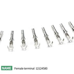 5/20Sets 2.5mm 1/2/3/4/6Pin Waterproof Electrical Connector Male Female Plug Delphi Injector Socket 12010975 For GM Motorcycle