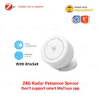 Zigbee Smart Human Presence Sensor MmWave Radar Motion Detector Luminance Temperature Humidity For Zigbee2mqtt Smart Life TUYA