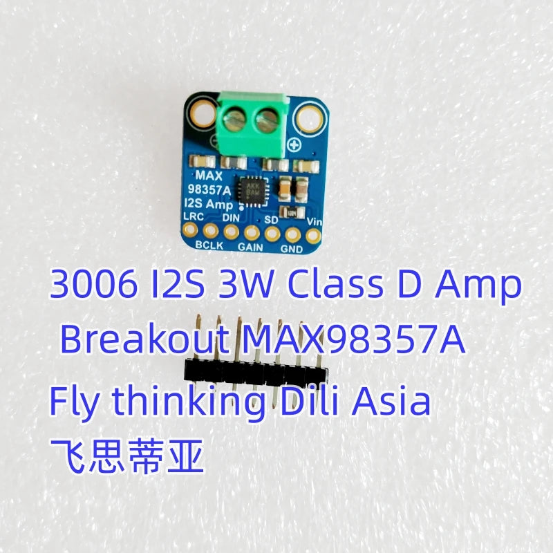 MAX98357A 3006 I2S 3W Class D Amplifier Breakout