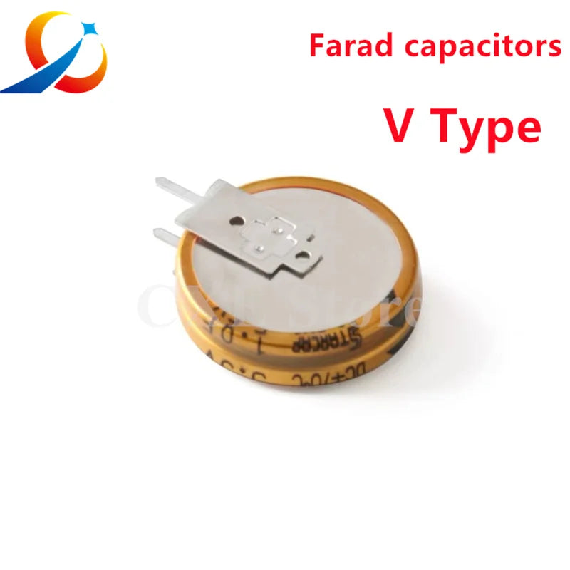 2PCS 2.7V 3V 3.8V 4.0V  5.5V 0.022F 0.047F 0.1F 0.22F 0.33F 0.47F 1.0F 4.0F  Farad capacitors Supercapacitors C/V/H/R Type New
