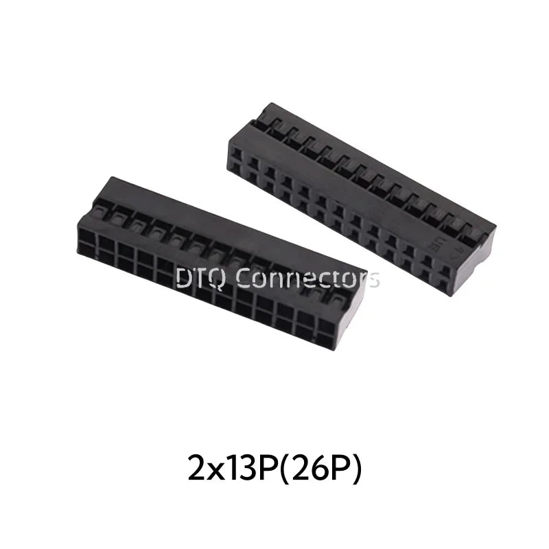 20PCS/Lot Dupont 2.0 Housing Plastic Shell 2.0mm Pitch Double Row Dupont Connector 2x2P/2x3P/2x4P/2x5P/2x6P/2x7P/2x8P