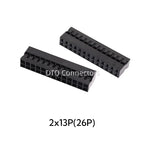 20PCS/Lot Dupont 2.0 Housing Plastic Shell 2.0mm Pitch Double Row Dupont Connector 2x2P/2x3P/2x4P/2x5P/2x6P/2x7P/2x8P