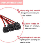 5/10PCS 2Pin USB Connector Type-C Waterproof with Female Socket Fast Charging Jack Charging Port USB-C Charger Plug Socket
