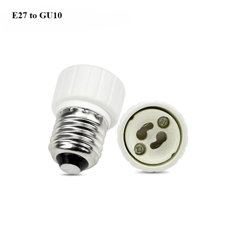 4PCS E27 E14 GU10 G9 E12 B22 Fireproof LED CFL Lamp Holder Converter Light Socket Bulb Base Spliter Extension Adapter