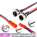 1/5 Pairs Magnetic Snap-on JR Servo Extension Cable for RC Drone Glider Airplane Models 60 CoresDIY Upgrate