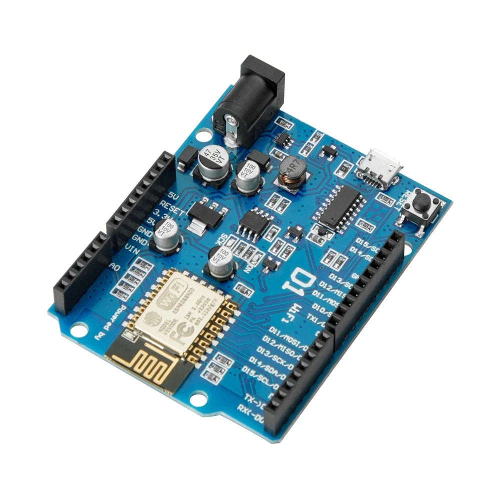 ESP-12E WeMos D1 UNO R3 CH340 CH340G WiFi Development Board Based ESP8266 Shield Smart Electronic PCB For Arduino Compatible IDE