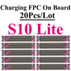 20Pcs Original Charging FPC Connector On Board For Samsung S25 S24 S23 S22 S21 S20 S10 Plus Ultra Note 20 10 Lite Mainboard Port