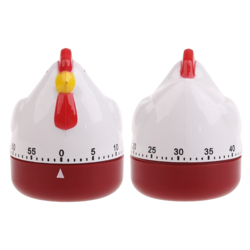 M4YC Cute Hen Shape Kitchen Cooking Timer Mechanical Countdown Clock Alarm Reminder Tool Home Decor