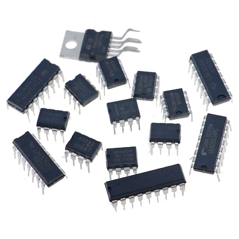 75pcs 15Value in Common use DIP kit LM358 LM386 ULN2003 LM324 NE555 MC34063 TDA2822 JRC4558 OP07 TDA2030 ULN2803 LM339 NE5532