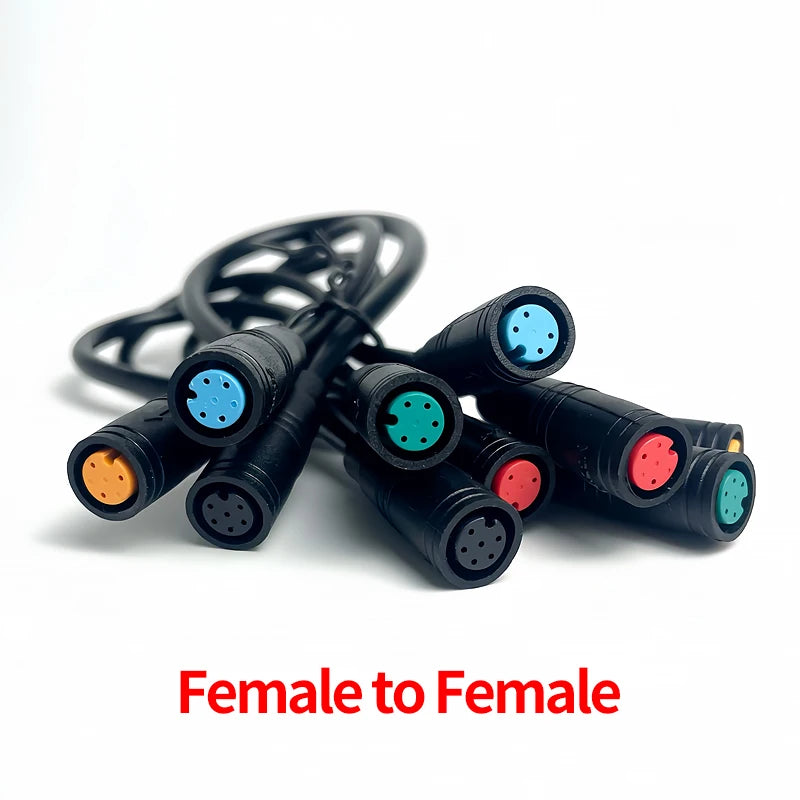 4Pcs M8 IP67 Waterproof Sensor Cable Connector 2 3 4 5 6 Pin Male Female Plug Socket 20cm Wire Extension Kit Industrial