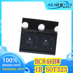 Original SMD Transistor, Parts Mark 1Bt, 100% Brand New, SOT323, 65V, 100mA, 200mW, NPN, BC846BW, 10Pcs, Free Shipping