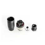 M12 Waterproof IP67 Aviation Plug Socket 4 5 8 Pin Hole Needle Male Curved Straight Screw Solderless Power Connector PG7 Charger