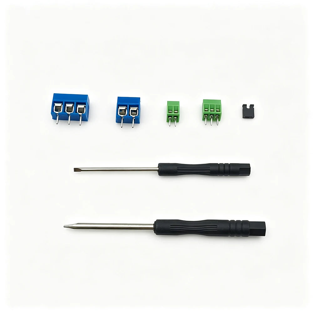 61/169Pcs/Box Double Side PCB Board Kit 40Pin Single Row Male and Female Pin Headers and 5.0mm Screw Terminal Blocks for Arduino