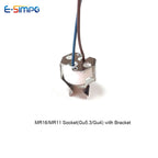 5pcs Bi-Pin Base G4 G6.35 GY6.35 GX5.3 MR16 GZ4 MR11 GU5.3 G5.3 M10 0.75mm Halogen Incandescent Led Socket Ceramic Lamp Holder