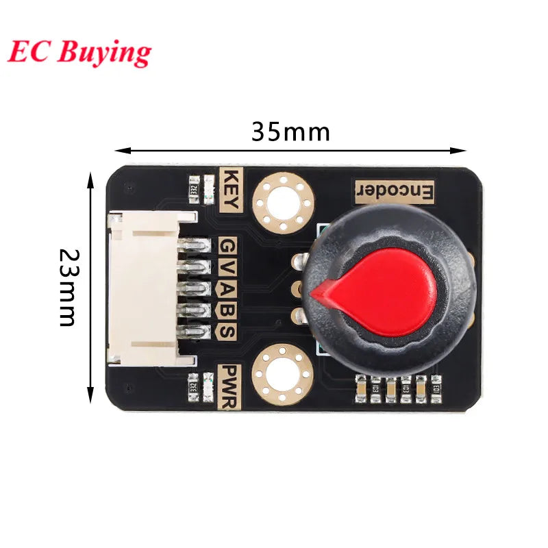 Rotary Encoder Module for Arduino Brick Sensor Development Round Audio Rotating Potentiometer Knob Cap EC11 PH2.0-5pin Interface