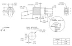 1pc SH T8013-Z1 12mm ON-OFF-ON SPDT DPDT 3/6/12PinS 2/3Position Maintained Toggle Switch Large Long Handle 3A 250VAC/5A 125VAC