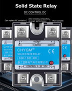 SSR-10DD/25DD/40DD/50DD/60DD/75DD/80DD/90DD DC Control DC SSR Single Phase Solid State Relay 5-220VDC 3-32VDC Solid State Relay