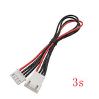 5Pcs XH 2.54mm JST Male to Female Connector 2S 3S 4S 5S 6S 7S 8S Lipo Balance Wire Extension Charged Cable Lead Cord