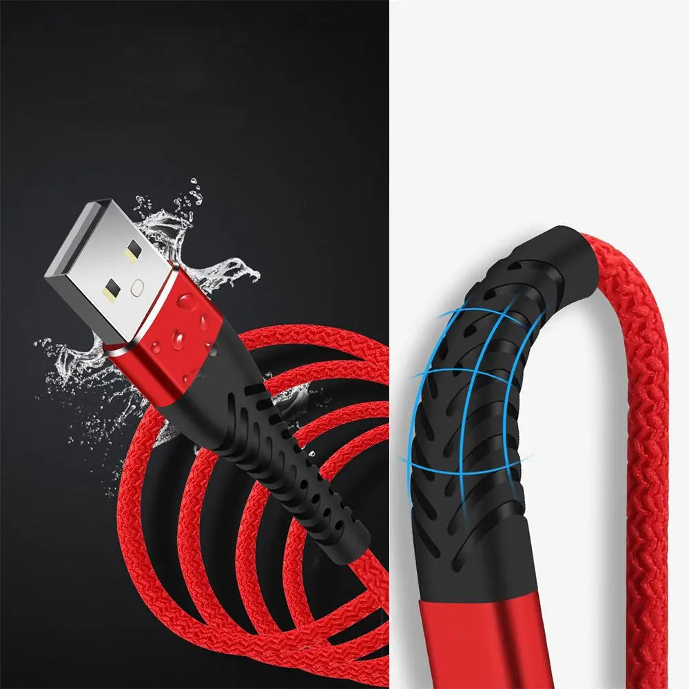 1 Pcs 1M 2M 3M 2.4A Fast Phone Charger Charging Cable Micro USB Cables USB C Cable USB Type C Cable Type-C Charger