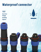 Screw Connection Connector Waterproof Connector 20mm 25A IP68 SP20/LD20 2PIN 3PIN 4PIN 5PIN 6PIN 7IN 1PCS