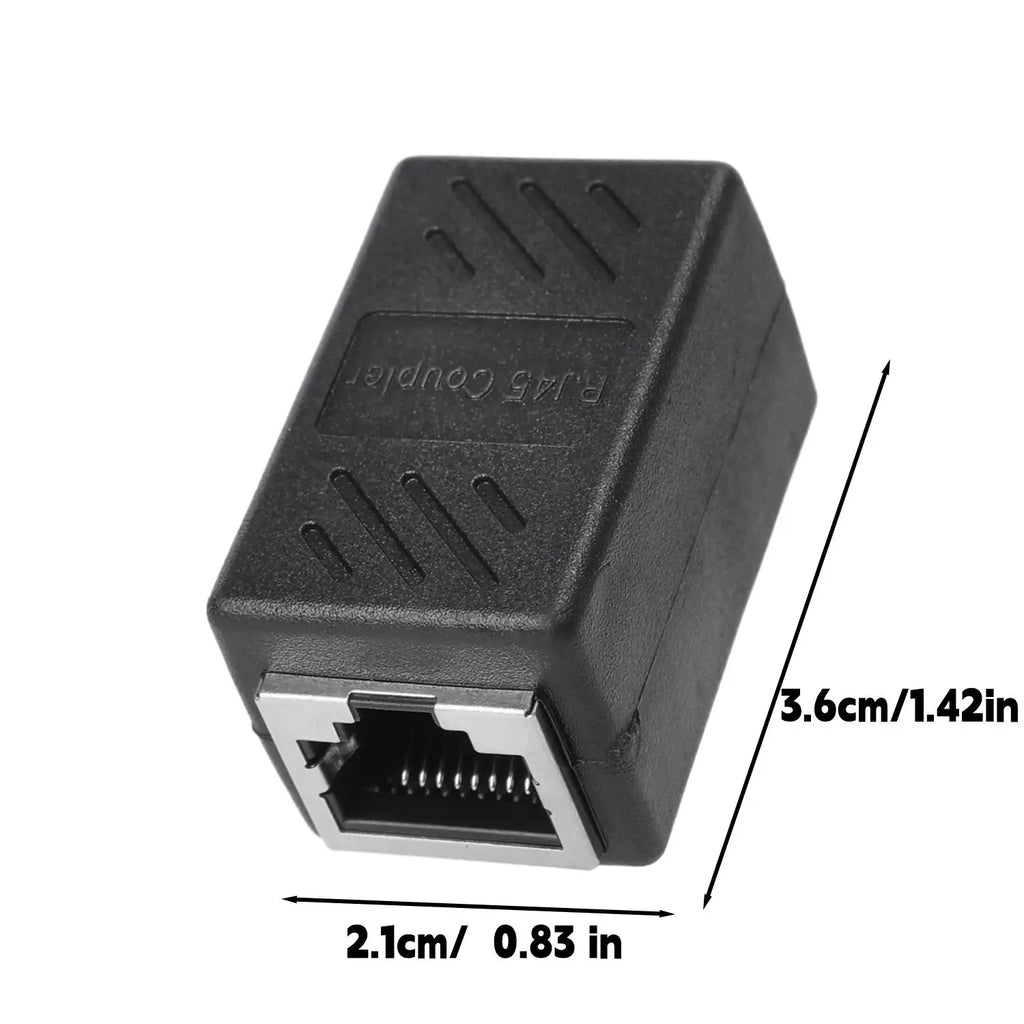 1/3/5/10Pcs RJ45 Ethernet Coupler for Cat7/ Cat6/ Cat5e/ Cat5 Ethernet LAN Cable Extender Adapter Female to Female Connectors
