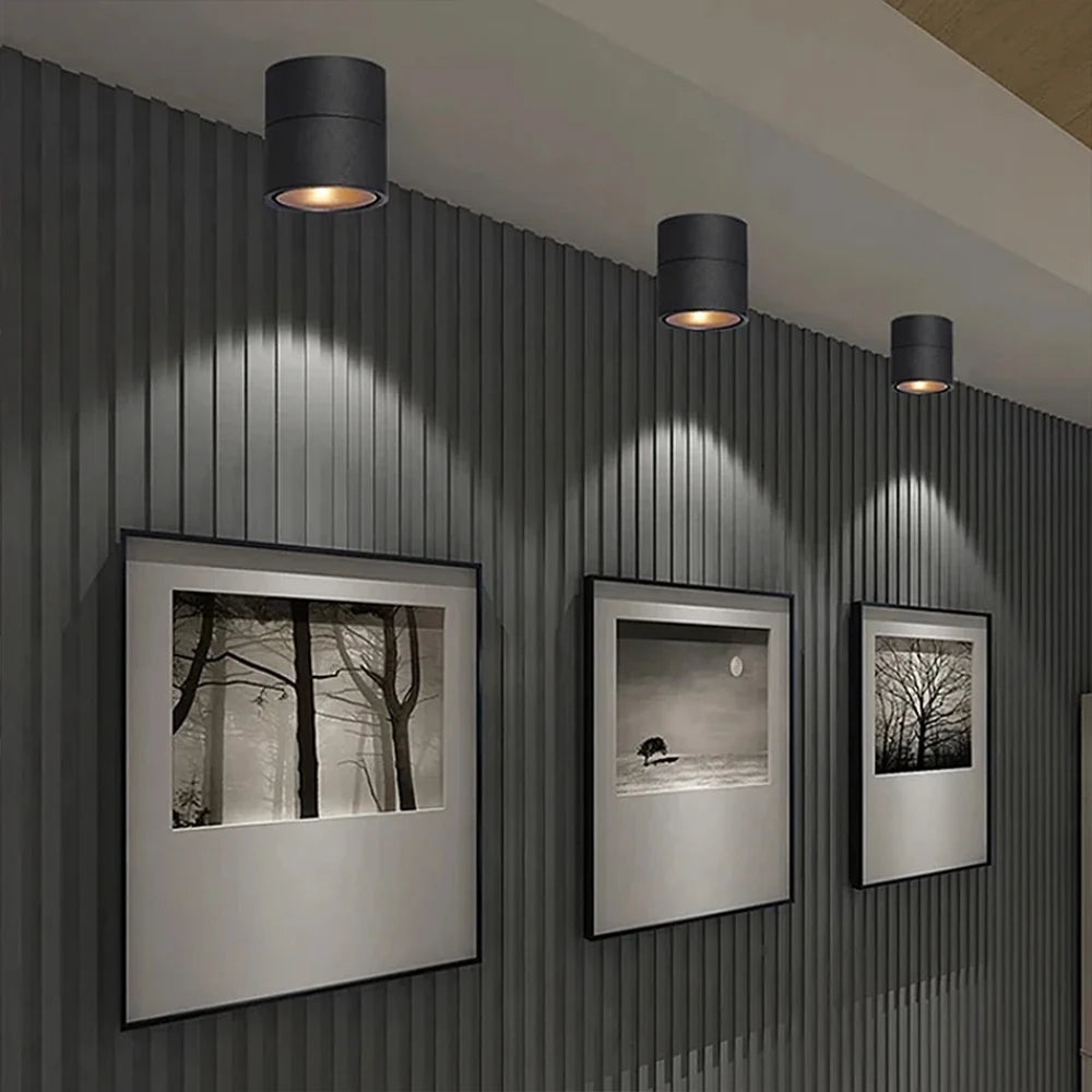 LED Surface Mounted Ceiling Light, 3CCT TUYA Bluetooth/Zigbee Matter Smart Spotlight Dimmable AC110V 220V Indoor Lighting