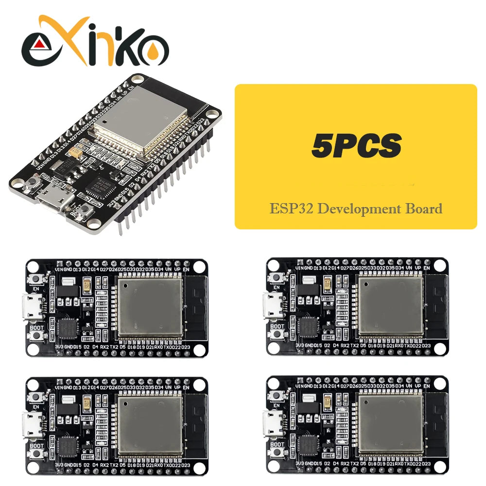 1-10pcs ESP32 Development Board WiFi+Bluetooth Ultra-Low Power Consumption Dual Core ESP-32 ESP-32S ESP32 Similar ESP8266