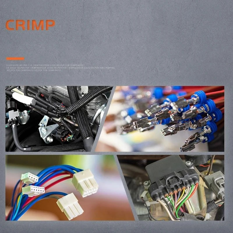 Non Insulated Open Barrel Terminal Crimp Tool Wire Crimper for Molex for Delphi