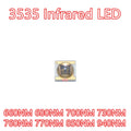 10pcs 3535 IR LED 3W 660NM 680NM 700NM 730NM 760NM 850NM 940NM Infrared Emitter Diode Night Vision CCtv Camera Accessories