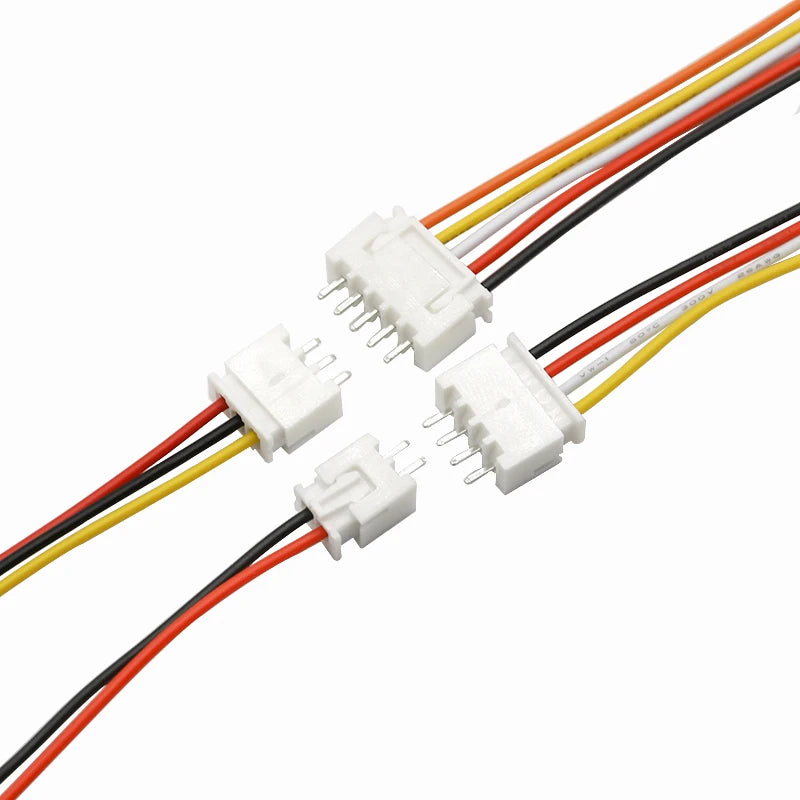 5sets JST 1.0mm 1.25mm 1.5mm 2.0mm 2.54mm Pitch Female Plug Connector Wire ZH PH XH 2 3 4 5 6 7 8 9 10P Way Male Straight Socket