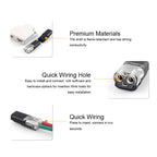 Wire Connector Set Splitter Box With Connector for Audio Auto Moto Lighting System 22-18AWG Led Strip Wire Cable Junction Box